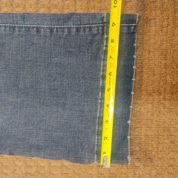 Wrangler Retro Jeans Womens 28X29 Cowgirl Western Boho Denim Flared Wide leg Fit - Picture 5 of 14